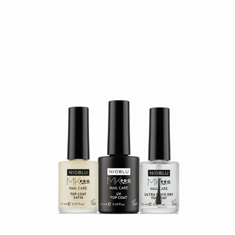 Set Top Coat Satin + UV + Quick Dry