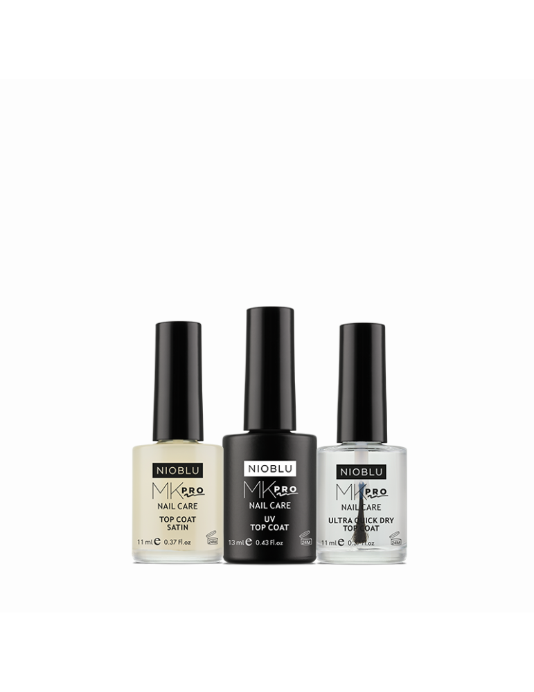 Set Top Coat Satin + UV + Quick Dry