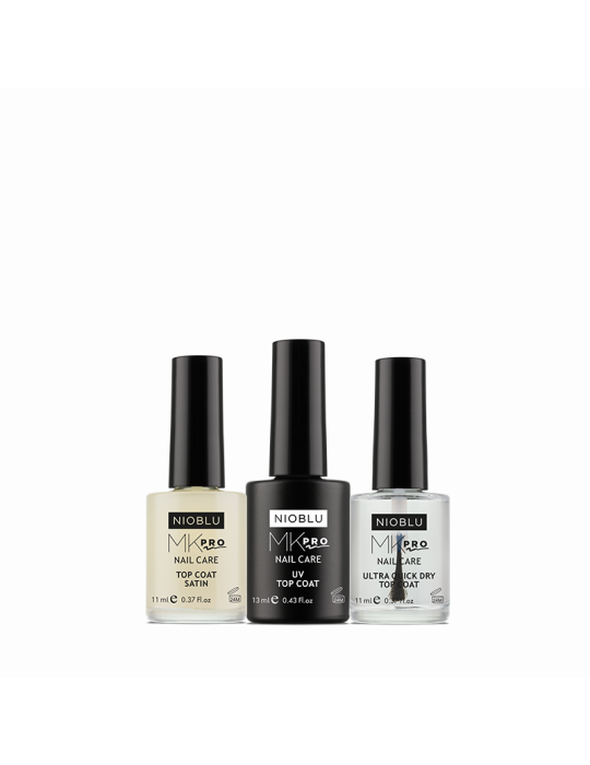 Set Top Coat Satin + UV + Quick Dry