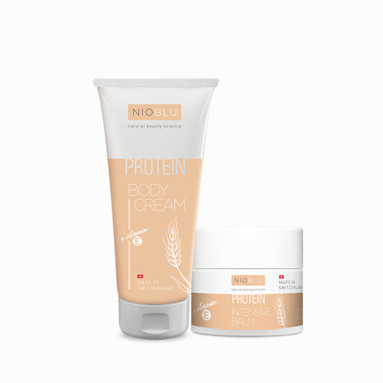 Set Protein Body Cream and Balm