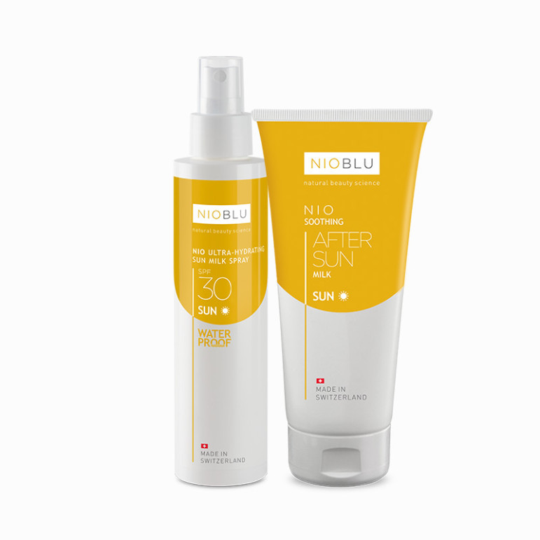 Set After Sun Milk + SPF 30 Spray Free