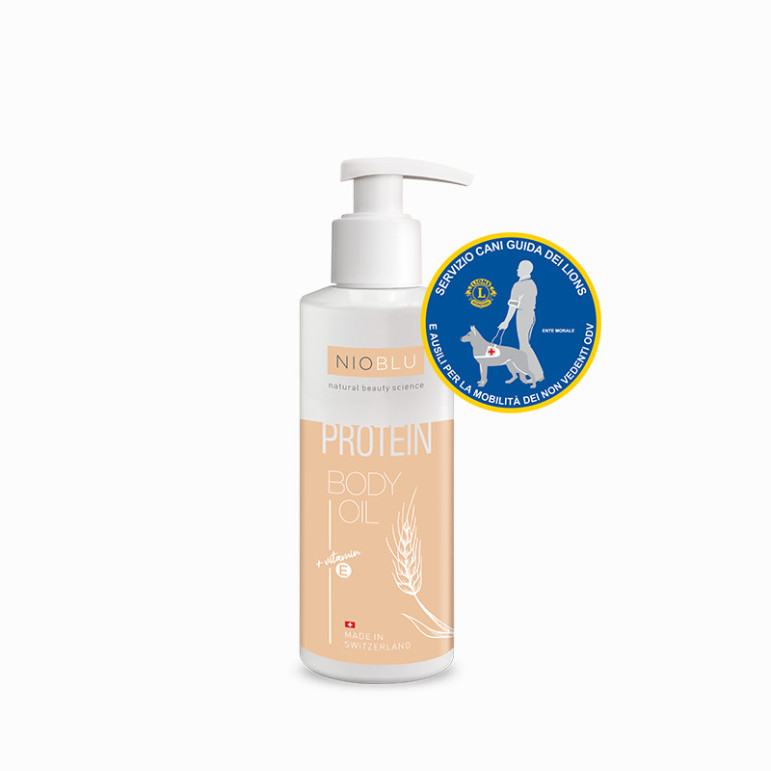 Nioblu Protein Olio per il Corpo - Donazione Lions