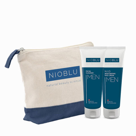 Set Cleanser and Face Cream for Him
