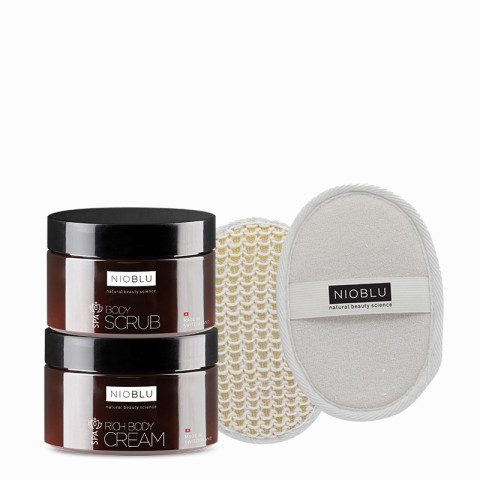 Set Spa Body Scrub and Cream Christmas Edition