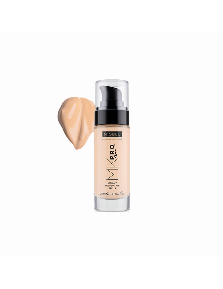 Base de maquillaje cremosa SPF 15