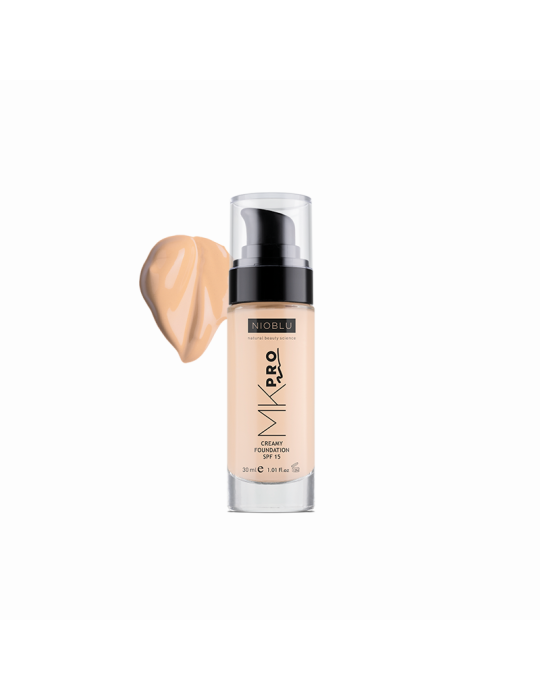 Base de maquillaje cremosa SPF 15